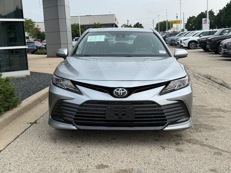 Used 2021 Celestial Silver Metallic Toyota LE image 8