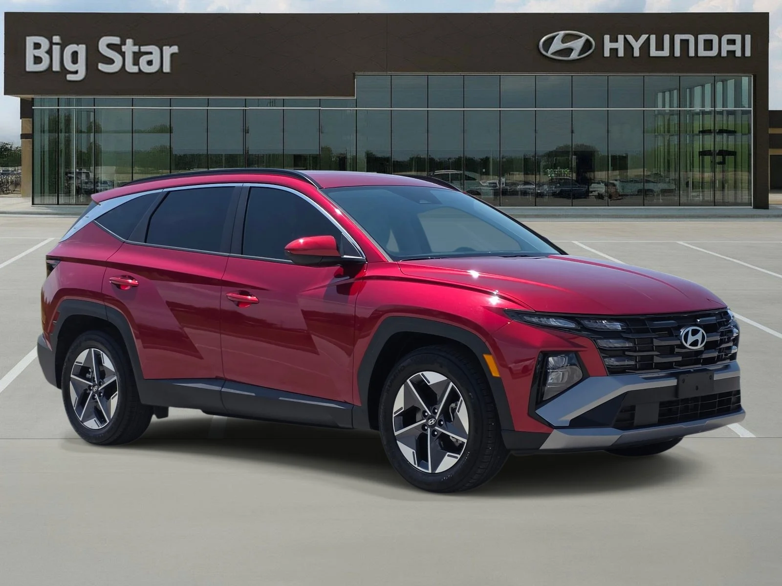 Used 2025 Ultimate Red Hyundai SEL image 6