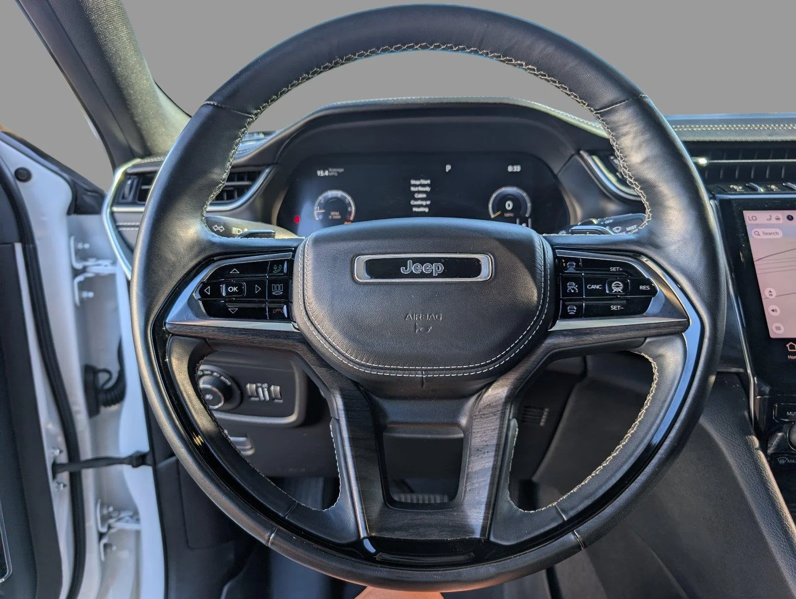 Used 2021 Bright White Clearcoat Jeep Overland image 29