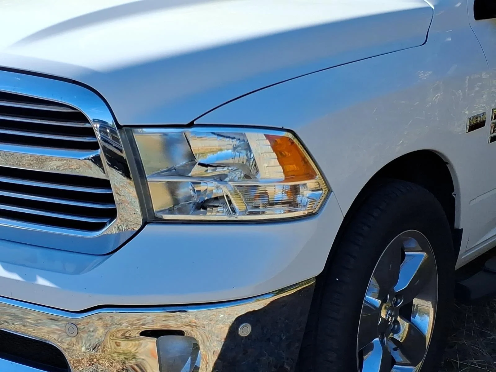 Used 2019 Bright White Clearcoat Ram Big Horn image 2