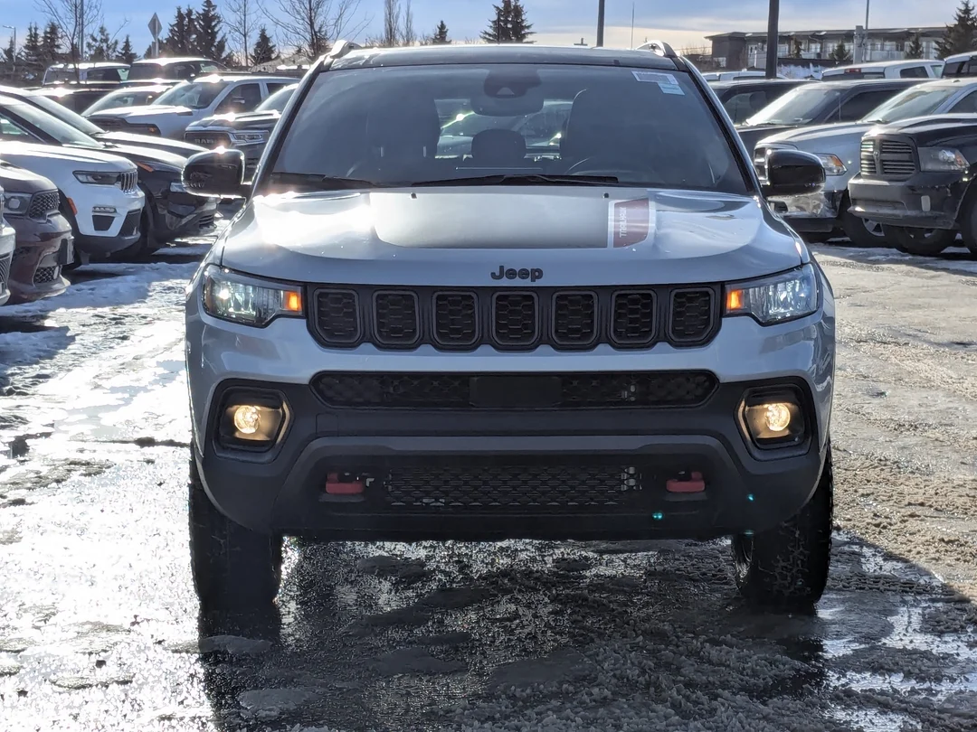 New 2026 Silver Jeep Trailhawk - - 4x4 - Sun Sound & Nav Group - Pano Roof - Alpine Speakers & More! image 3