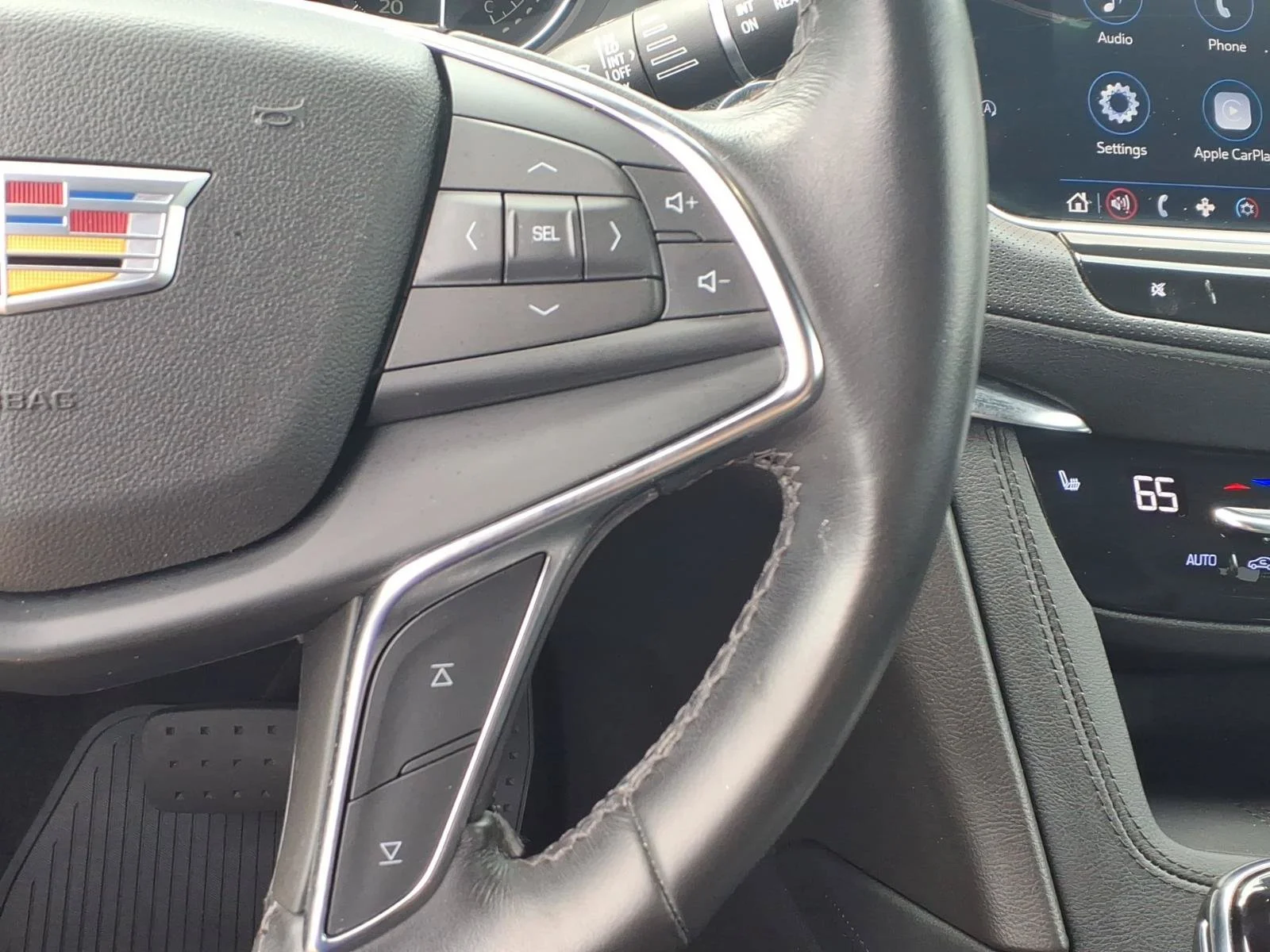 Used 2023 Stellar Black Metallic Cadillac FWD Luxury image 19
