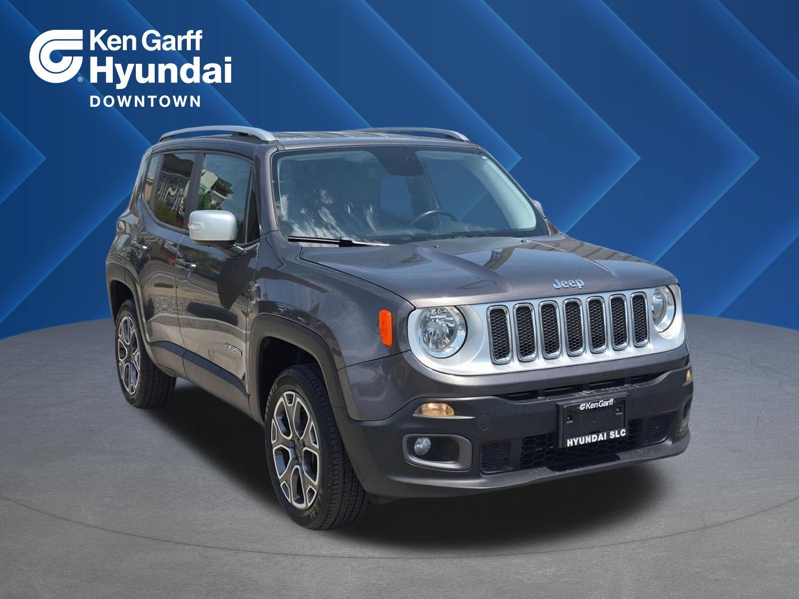 Used 2017 Granite Crystal Metallic Clearcoat Jeep Limited image 1