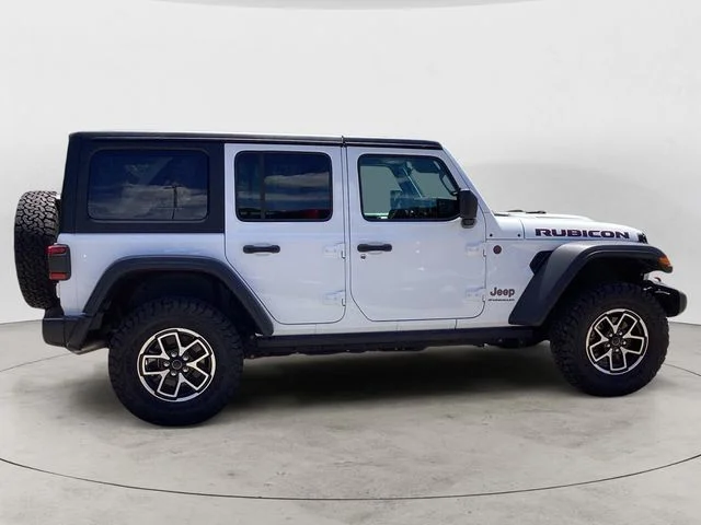 Certified Used 2025 Bright White Clearcoat Jeep Rubicon image 6