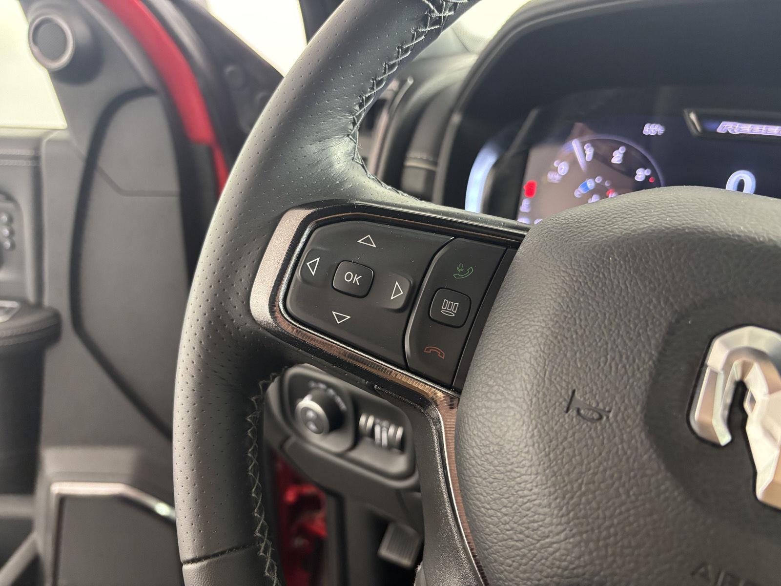 Used 2024 Flame Red Clearcoat Ram Rebel image 29