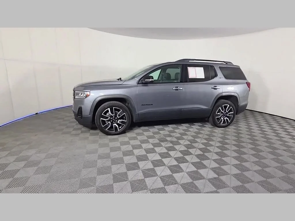 Used 2021 Satin Steel Metallic GMC SLT image 45