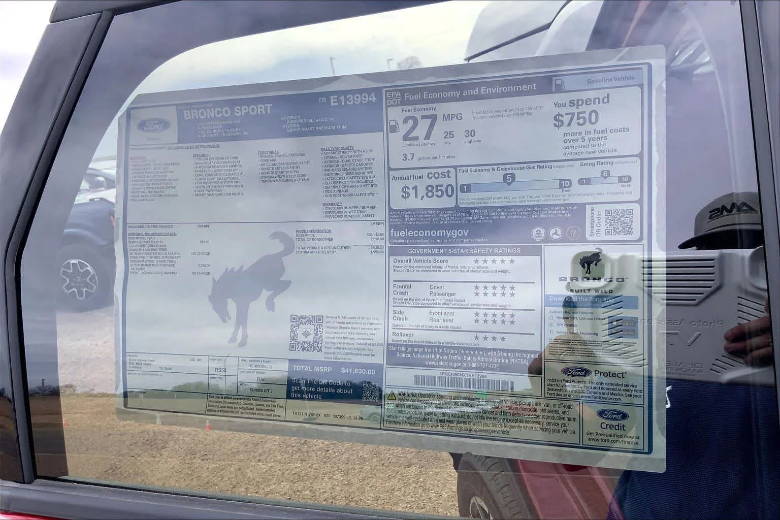 New 2026 Ruby Red Metallic Tinted Clearcoat Ford Outer Banks® image 22