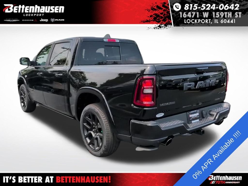 New 2026 Diamond Black Crystal Pearl-Coat Exterior Paint RAM Laramie image 9