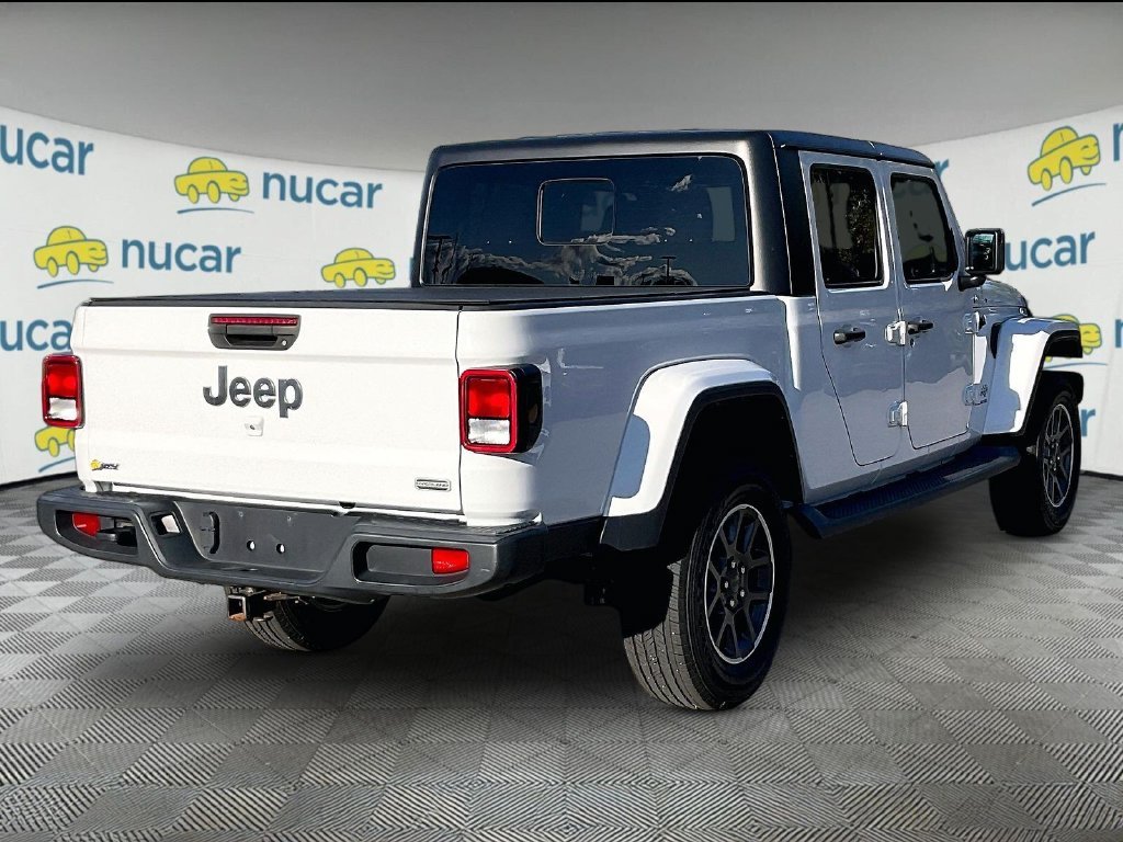 Used 2022 Bright White Clearcoat Jeep Overland image 6