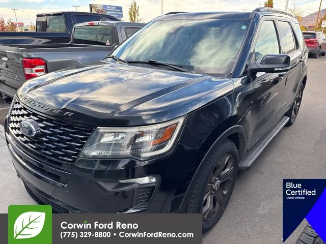 Used 2018 Shadow Black Ford Sport image 4
