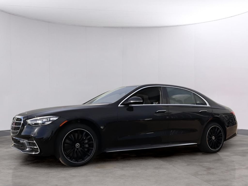New 2026 Obsidian Black Metallic Mercedes-Benz S 500 image 3