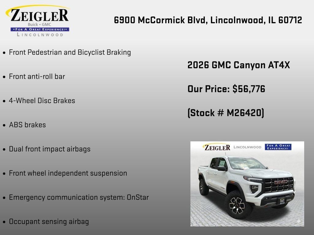 New 2026 Summit White GMC AT4X image 24