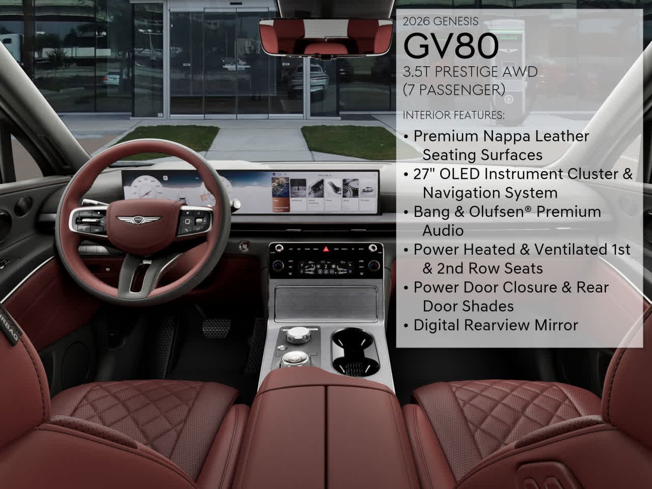 2026 GENESIS GV80 Prestige - Photo 17