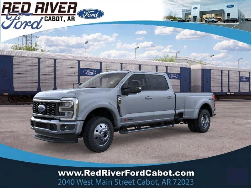 New 2026 Glacier Gray Metallic Tri-Coat Ford LARIAT image 1