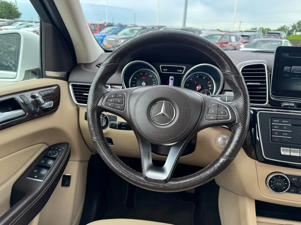 Used 2017 designo Diamond White Metallic Mercedes-Benz GLS 450 image 14