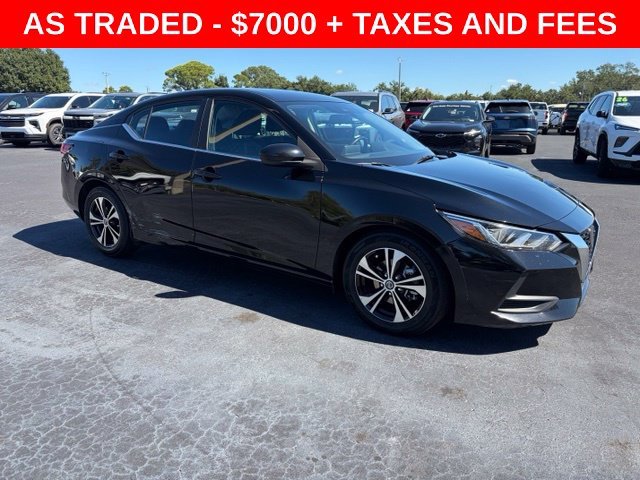 Used 2022 Black Nissan SV image 1