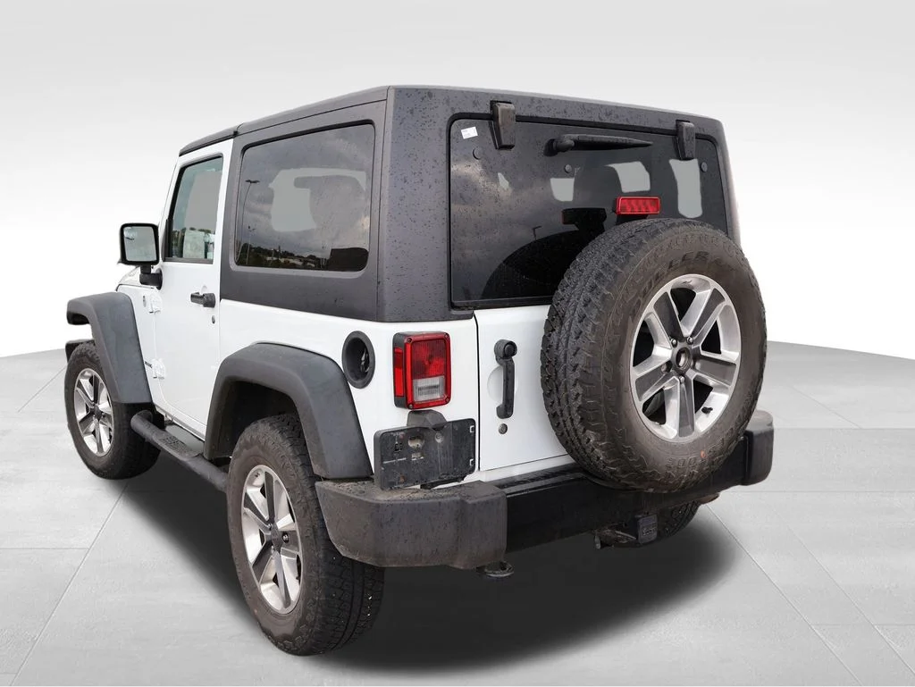 Used 2017 Bright White Clearcoat Jeep Willys Wheeler image 16