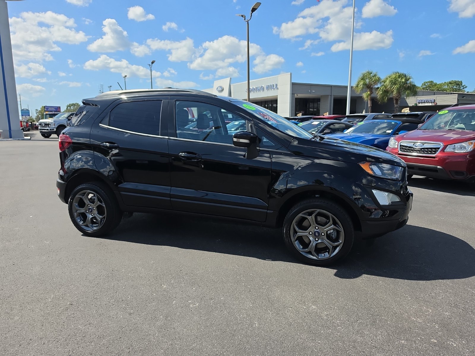 Used 2018 Ford Ecosport SES with VIN MAJ6P1CL1JC237393 for sale in Spring Hill, FL