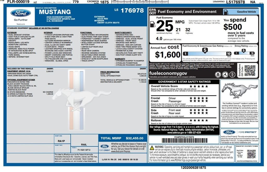 Used 2020 Red Ford EcoBoost image 26