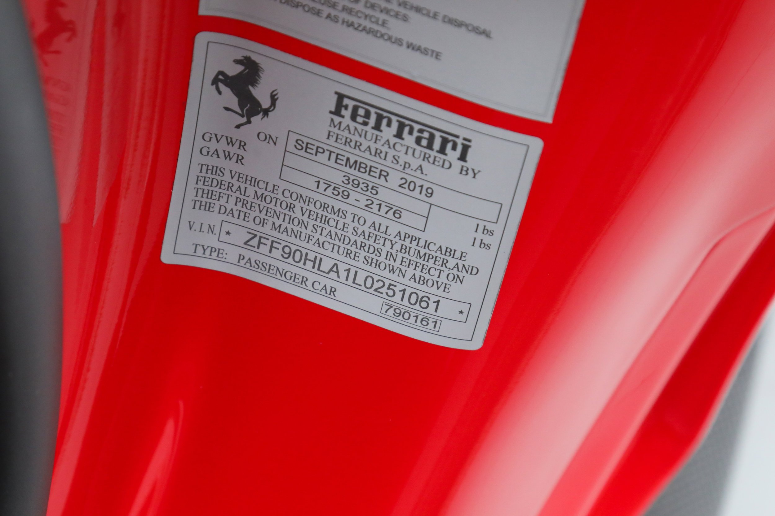 Used 2020 Red Ferrari  image 68