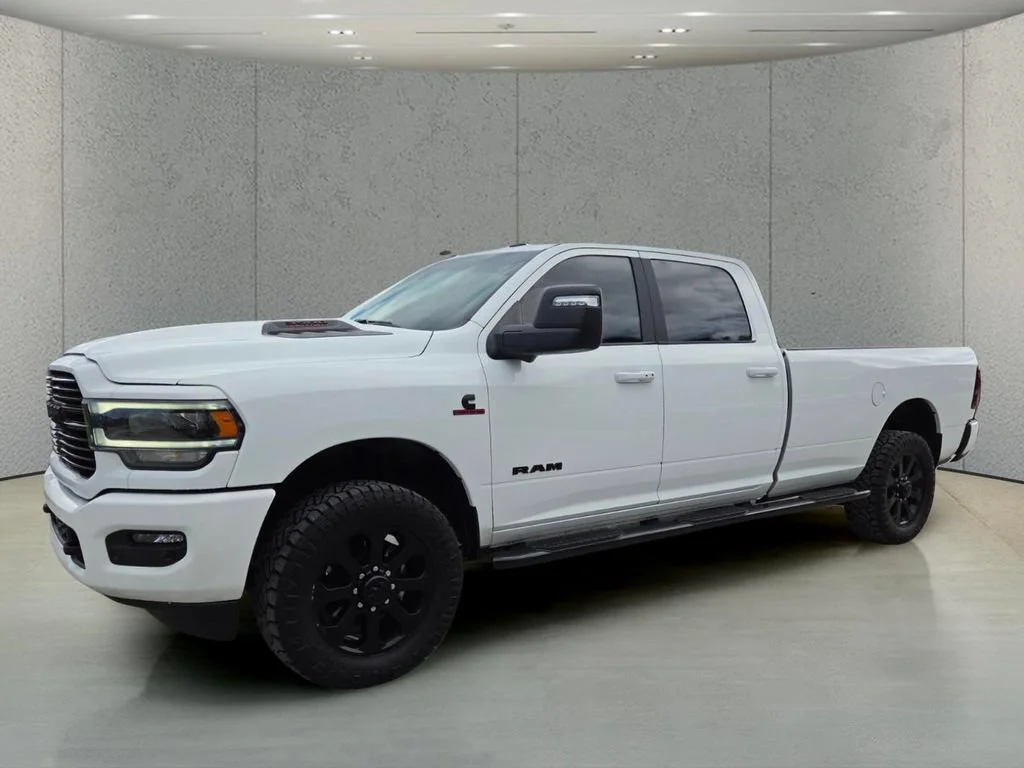 Used 2024 Bright White Clearcoat Ram Laramie image 8