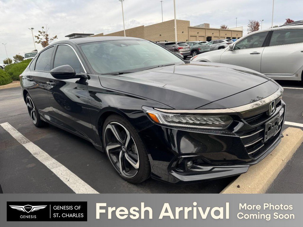 Used 2022 Crystal Black Pearl Honda Sport image 1