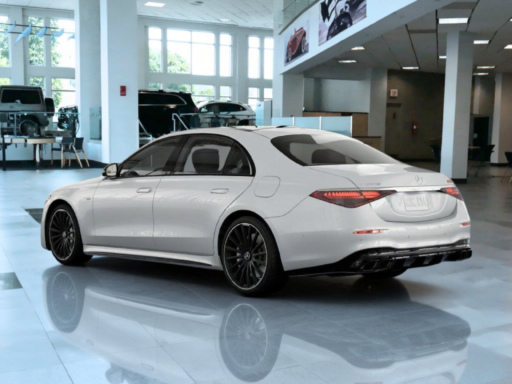 New 2026 MANUFAKTUR Moonlight White Metallic Mercedes-Benz S 63 E AMG® image 69