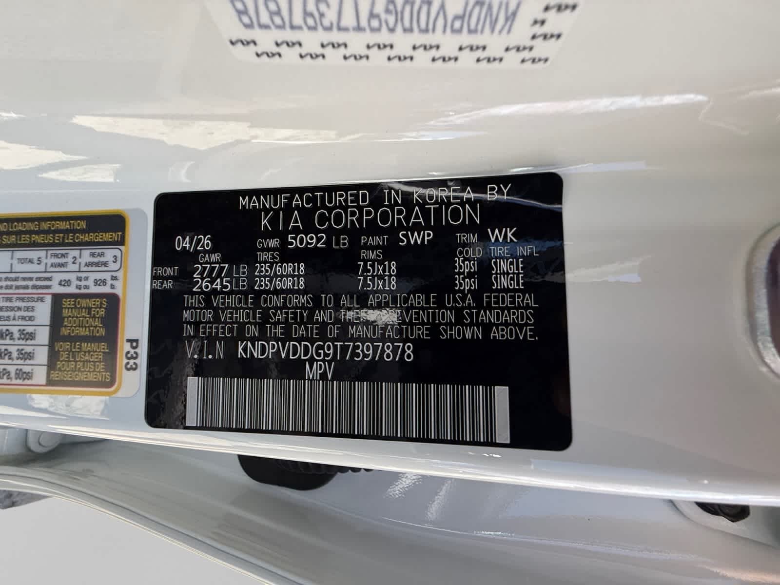 New 2026 Snow White Pearl Kia EX image 24
