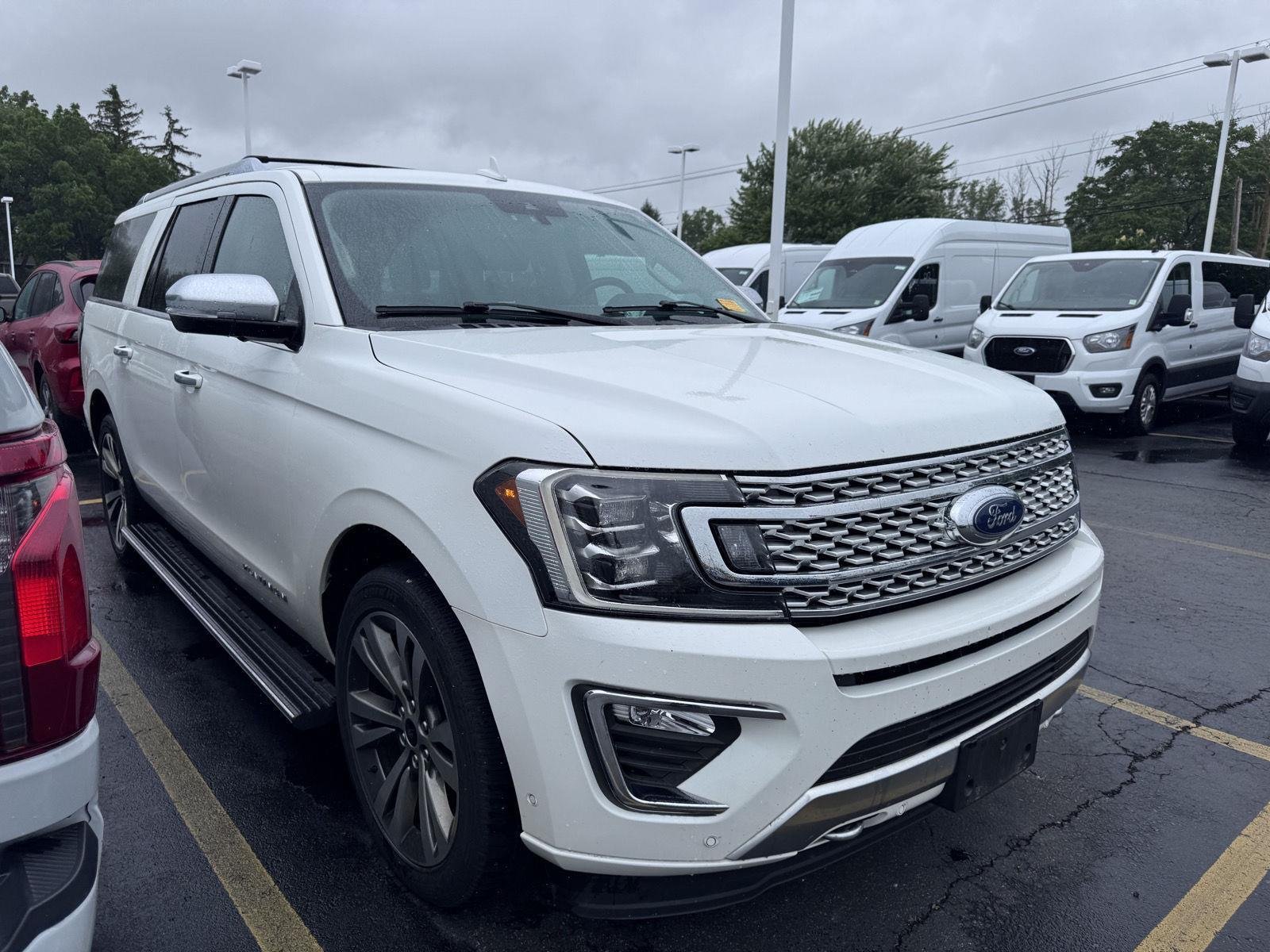 Used 2020 Star White Metallic Tri-Coat Ford Platinum image 3