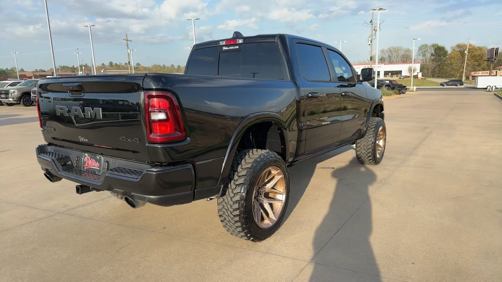New 2026 Diamond Black Crystal Pearlcoat Ram Laramie image 7