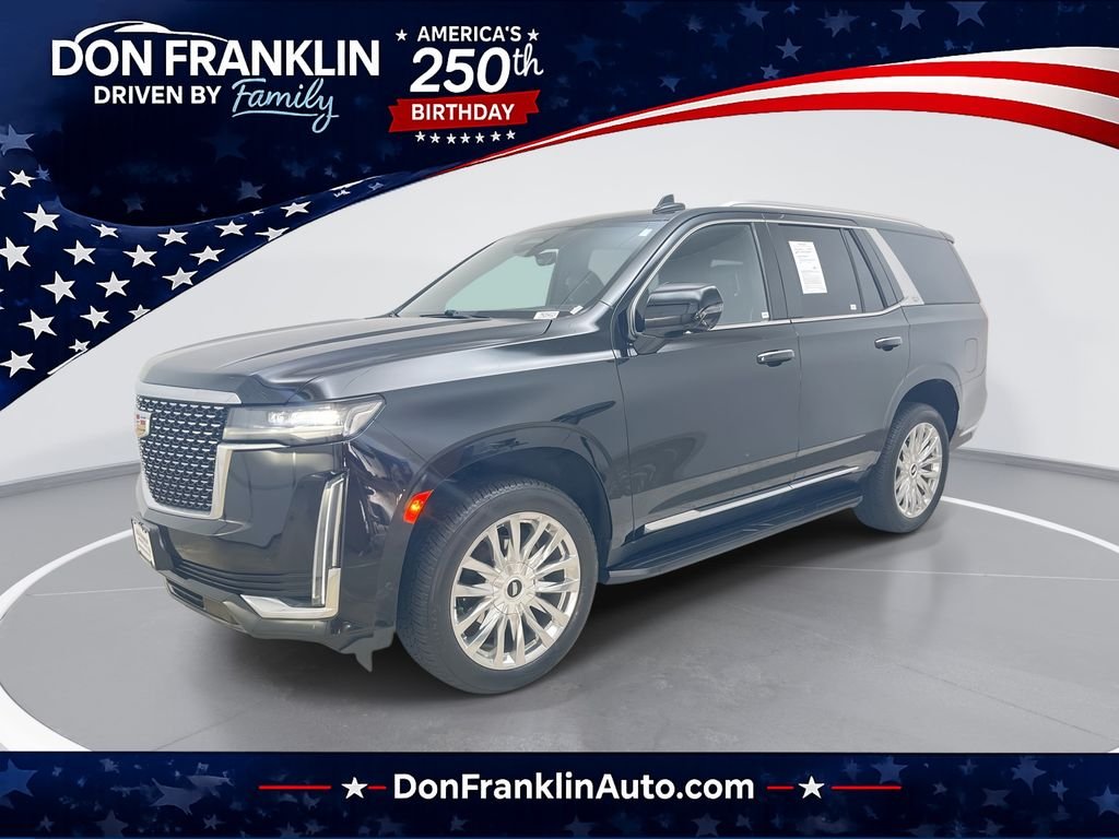 Used 2023 Black Cadillac Premium Luxury image 1