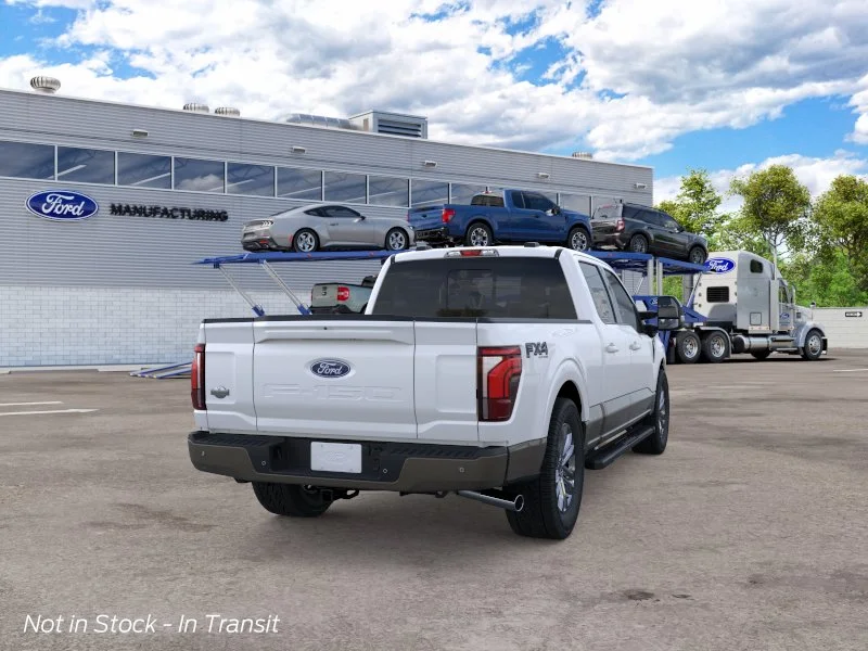 New 2026 Star White Metallic Tri-Coat Ford King Ranch image 8