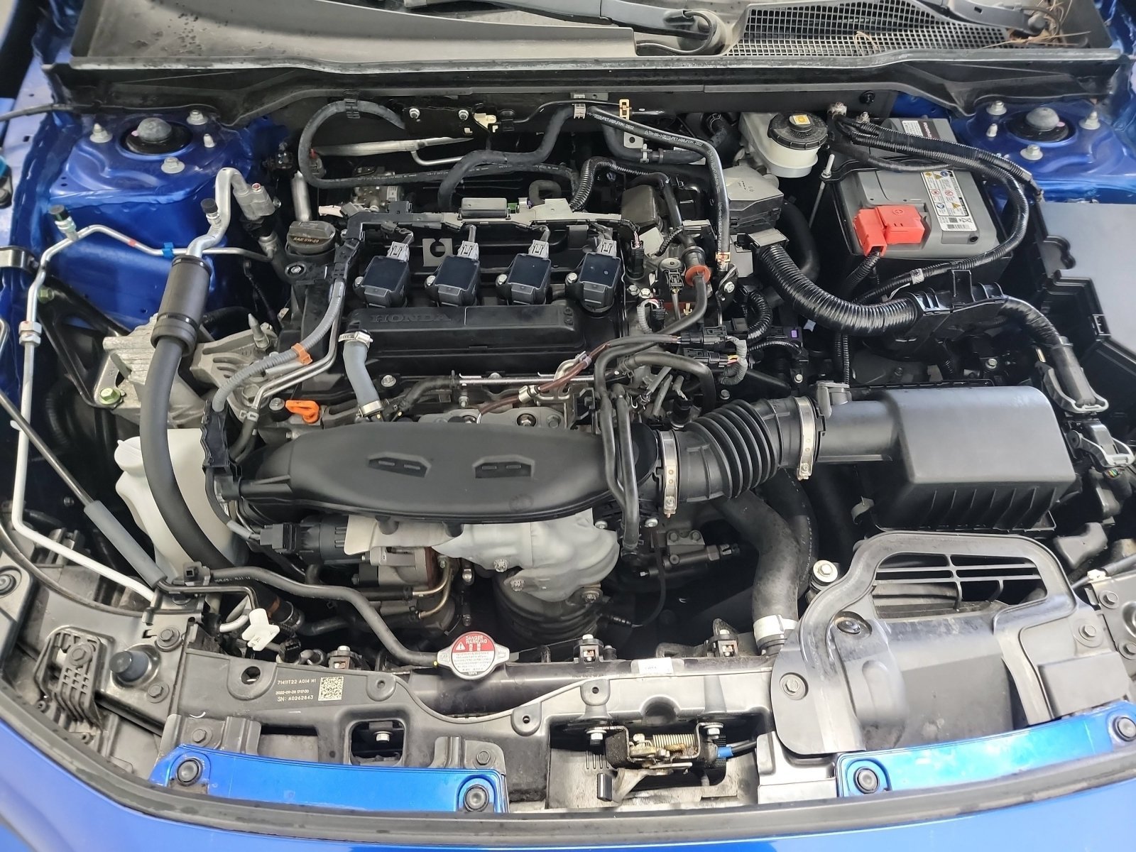 Certified Used 2022 Aegean Blue Metallic Honda SI image 25