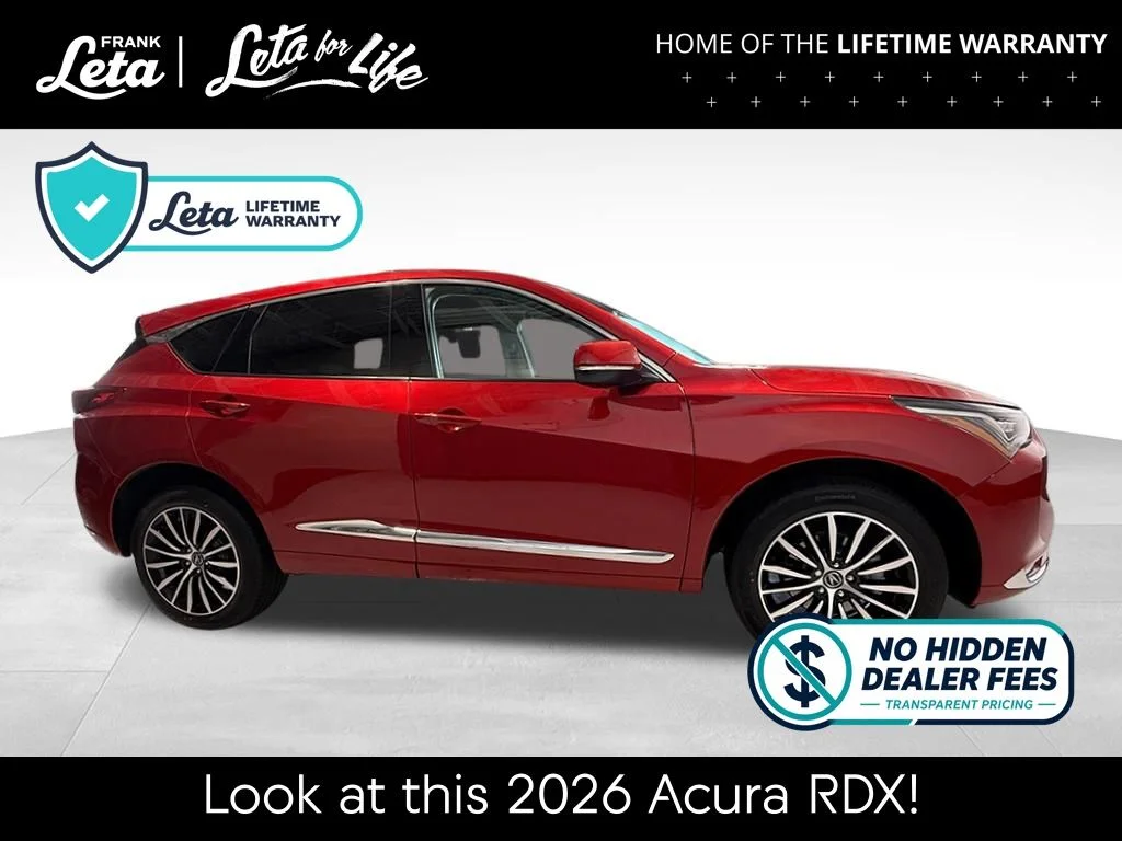 New 2026 Performance Red Pearl Acura Advance Package image 9