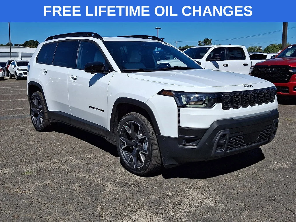 New 2026 Bright White Clear-Coat Exterior Paint Jeep Overland image 1