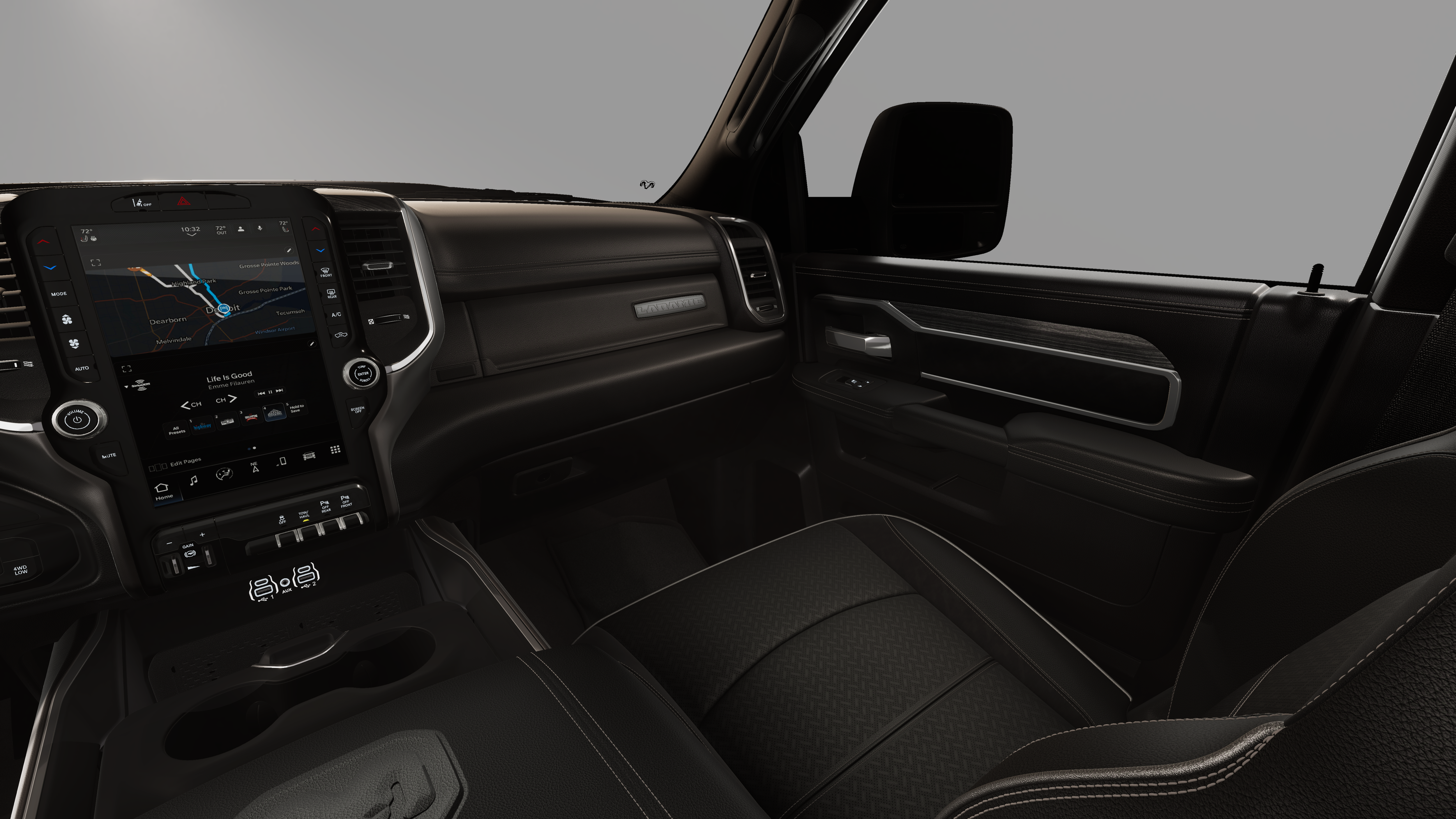 New 2026 Bright White Clear-Coat Exterior Paint RAM LARAMIE image 19