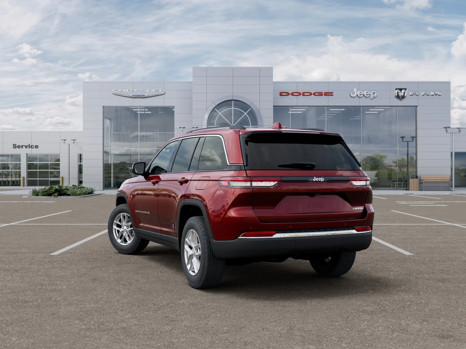 New 2026 Velvet Red Pearl-Coat Exterior Paint Jeep Laredo image 28