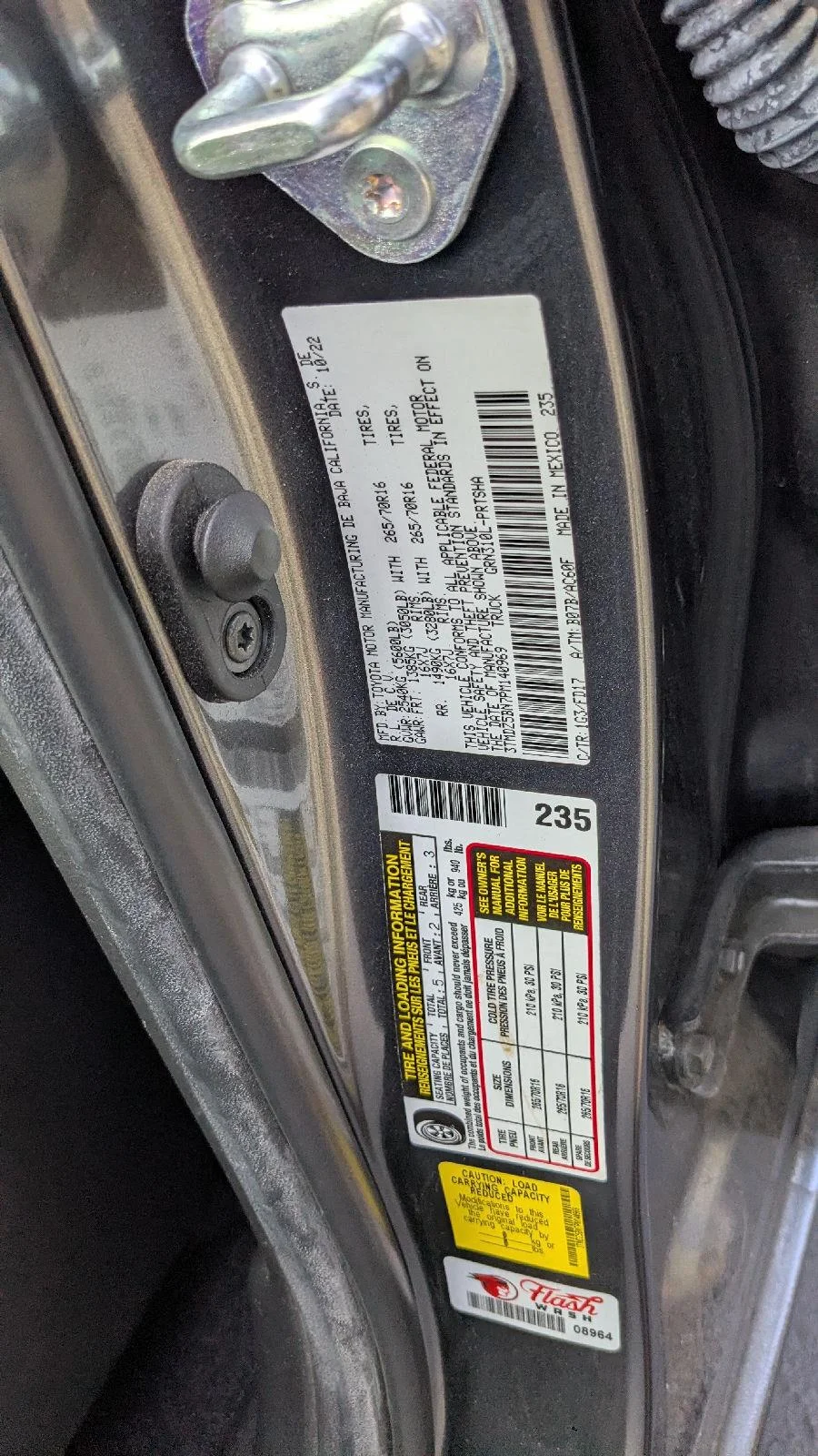 Used 2023 Magnetic Gray Metallic Toyota TRD Off Road image 12