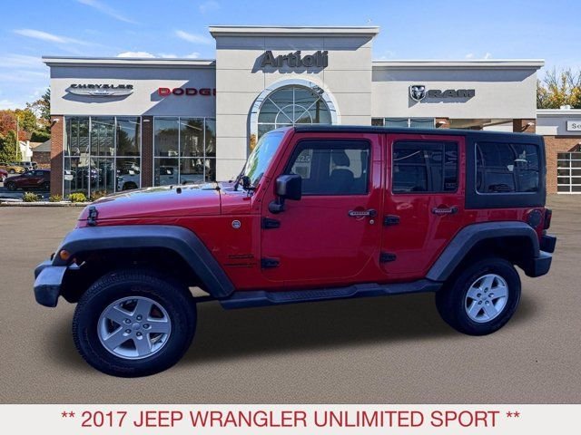 Used 2017 Red Jeep Unlimited Sport image 5