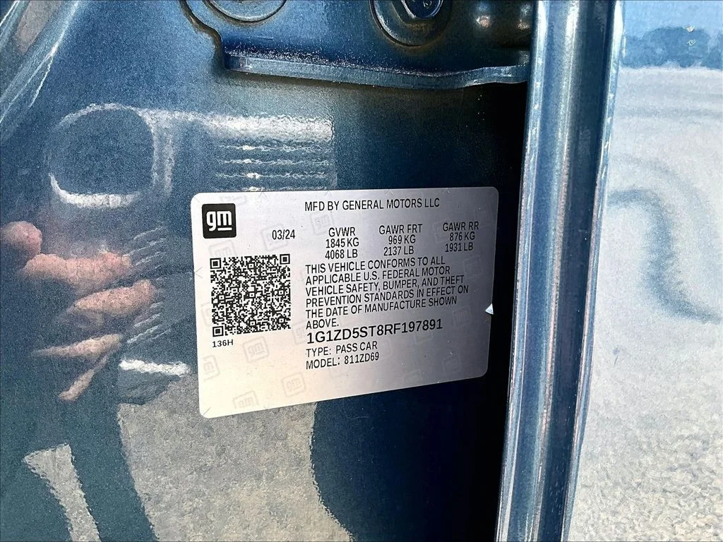 Used 2024 Blue Chevrolet LT image 22