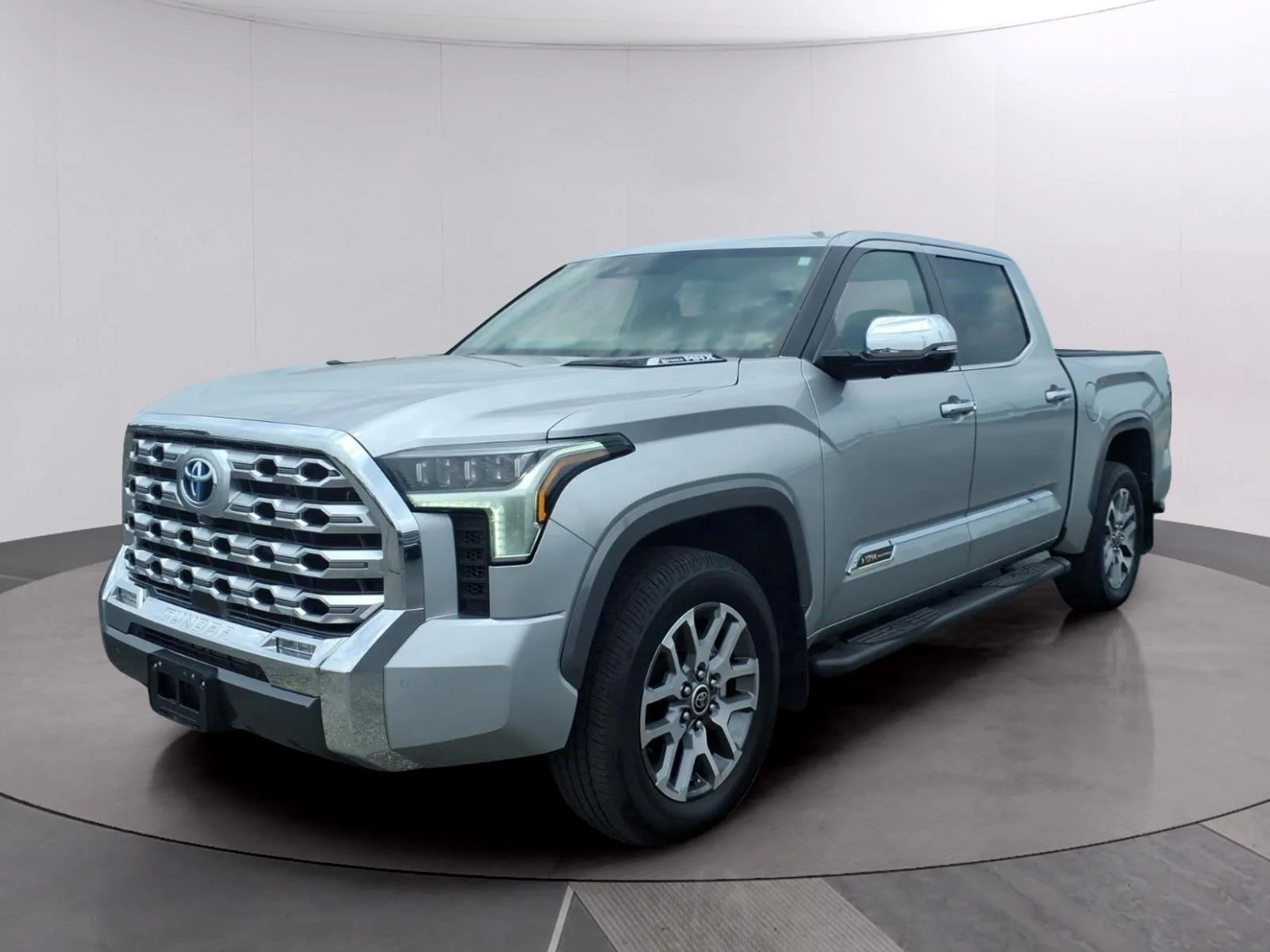 Used 2024 Celestial Silver Metallic Toyota 1794 Edition Hybrid image 1