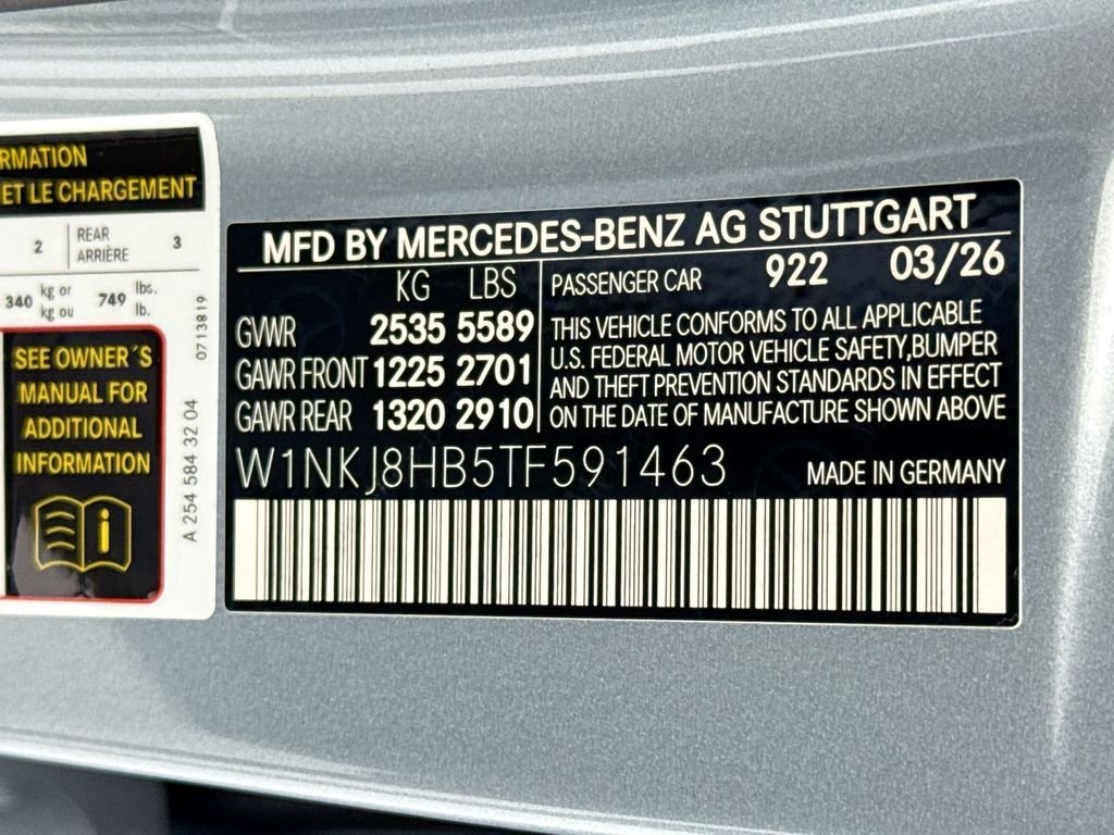 New 2026 Cirrus Silver Metallic Mercedes-Benz GLC 43 AMG® image 35
