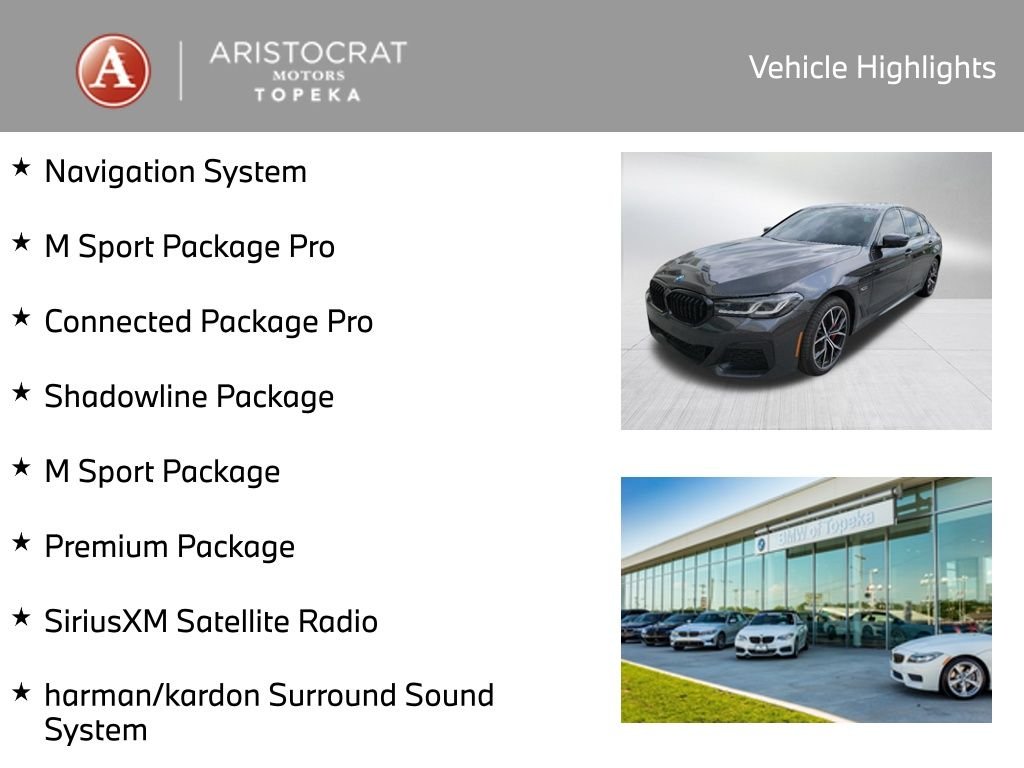 Used 2023 BMW 5 Series 530e with VIN WBA33AG00PCM44968 for sale in Kansas City