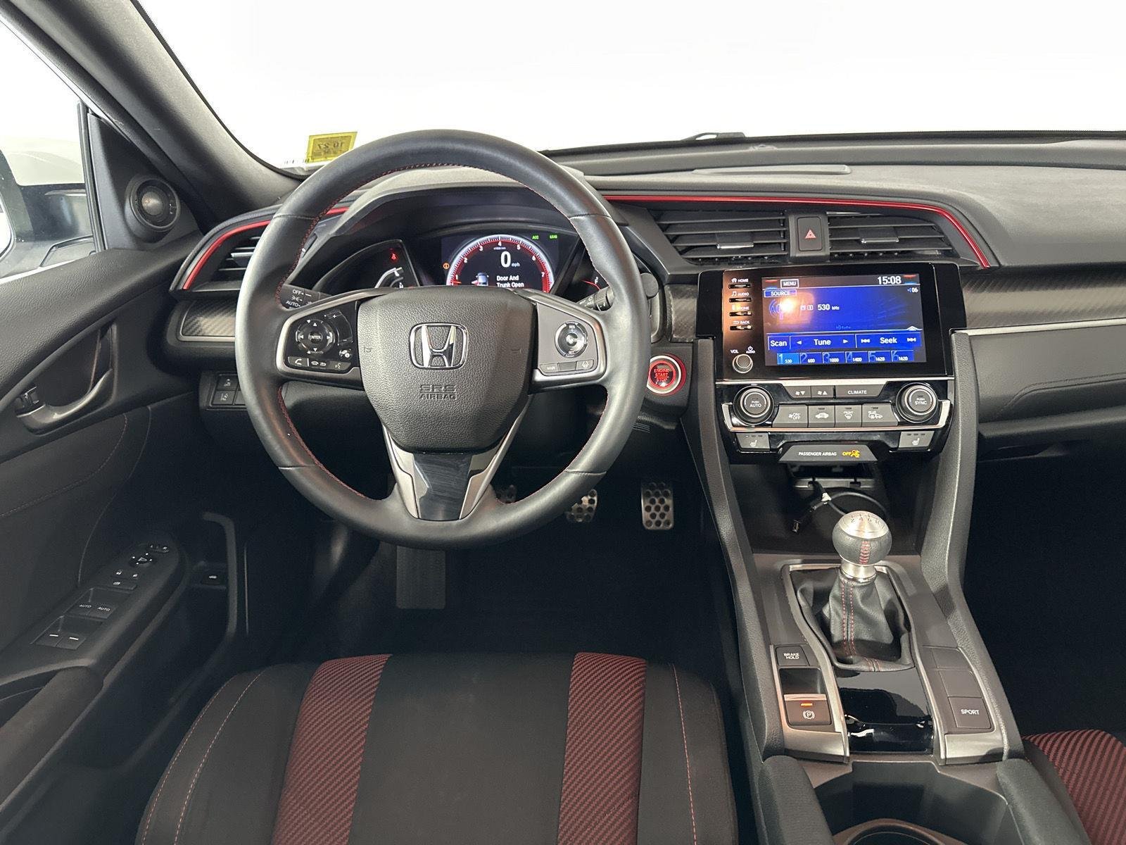 Used 2020 Platinum White Pearl Honda SI image 21