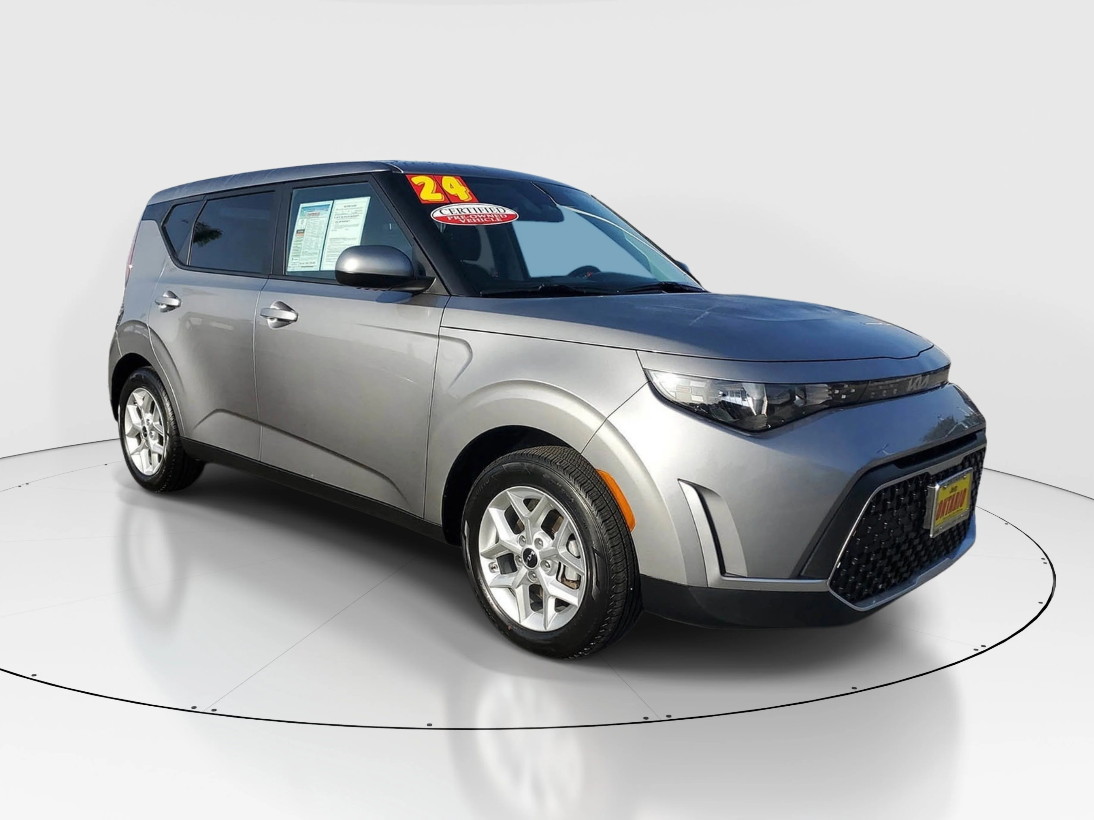 Used 2024 Gray Kia LX image 2