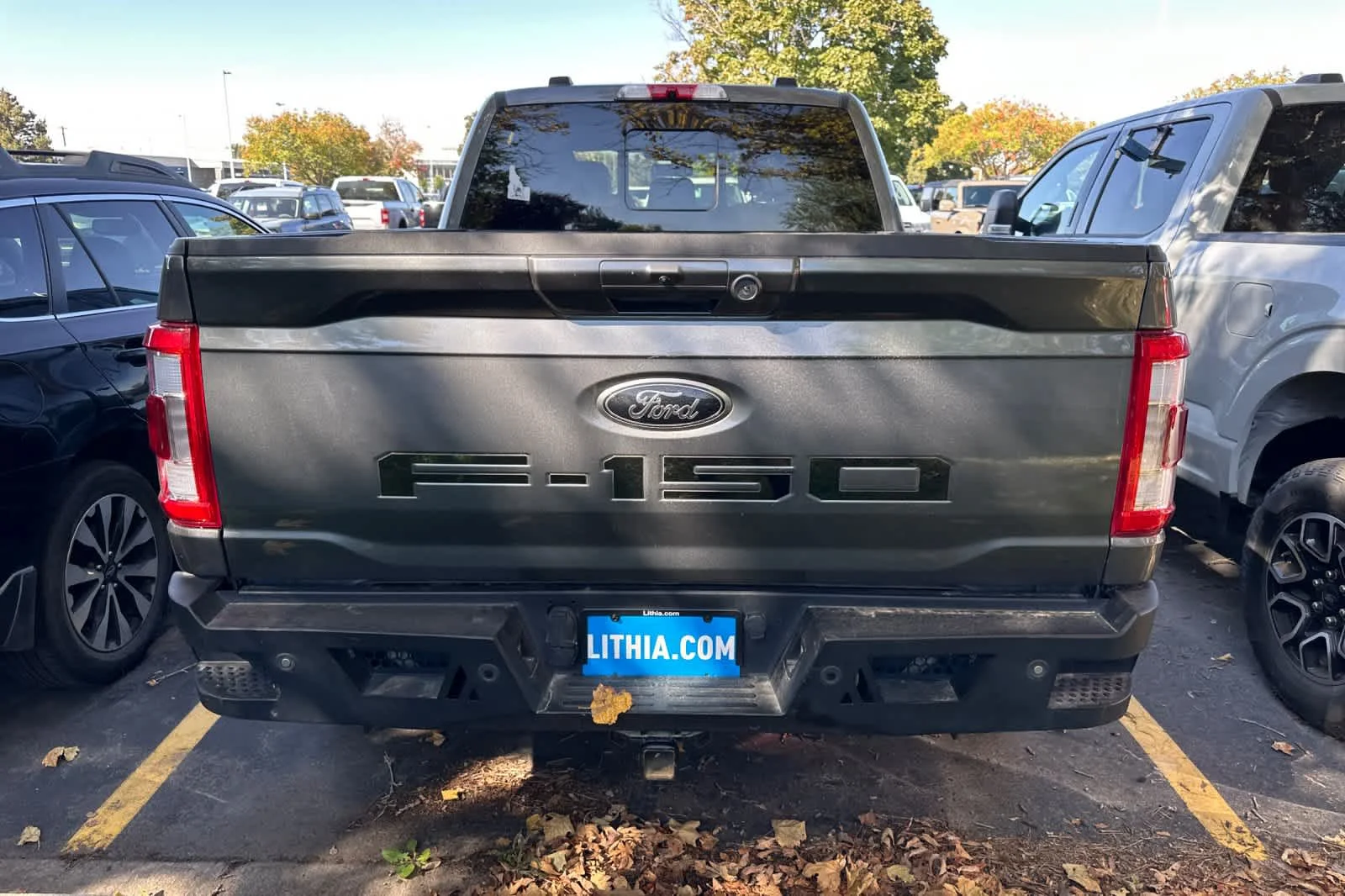 Certified Used 2022 Light Blue Clearcoat Metallic Ford LARIAT image 5