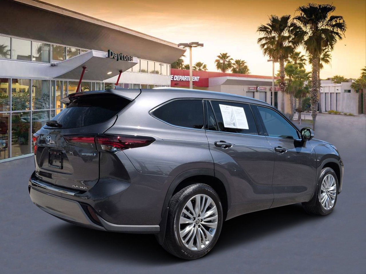 Used 2024 Magnetic Gray Metallic Toyota Hybrid Platinum image 3