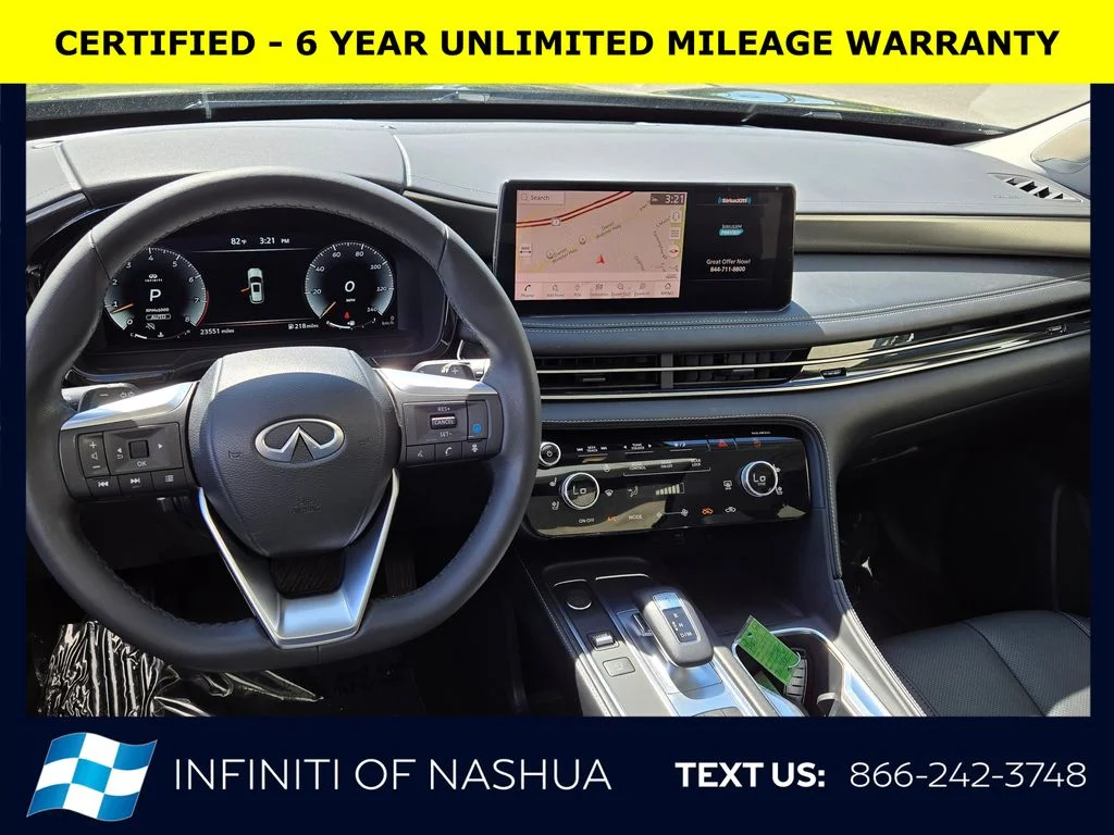 Certified Used 2023 Black INFINITI LUXE image 11