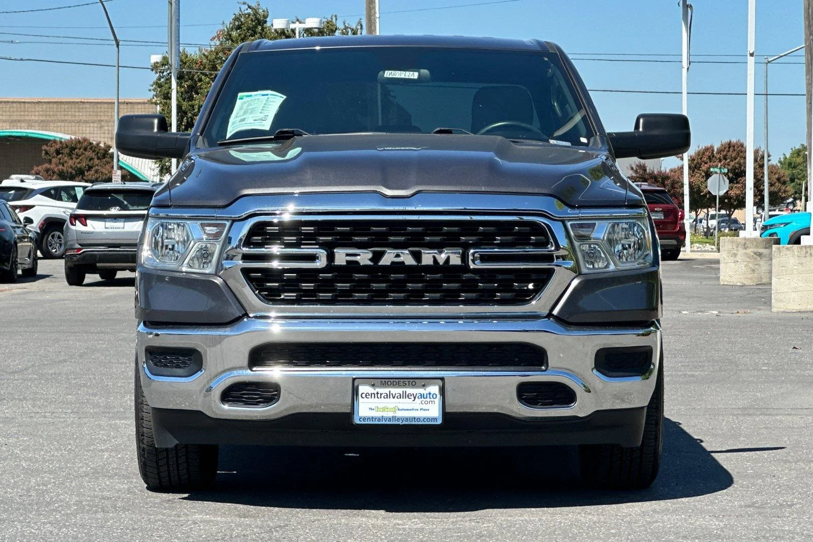 Used 2023 Granite Crystal Metallic Clearcoat Ram Big Horn image 9