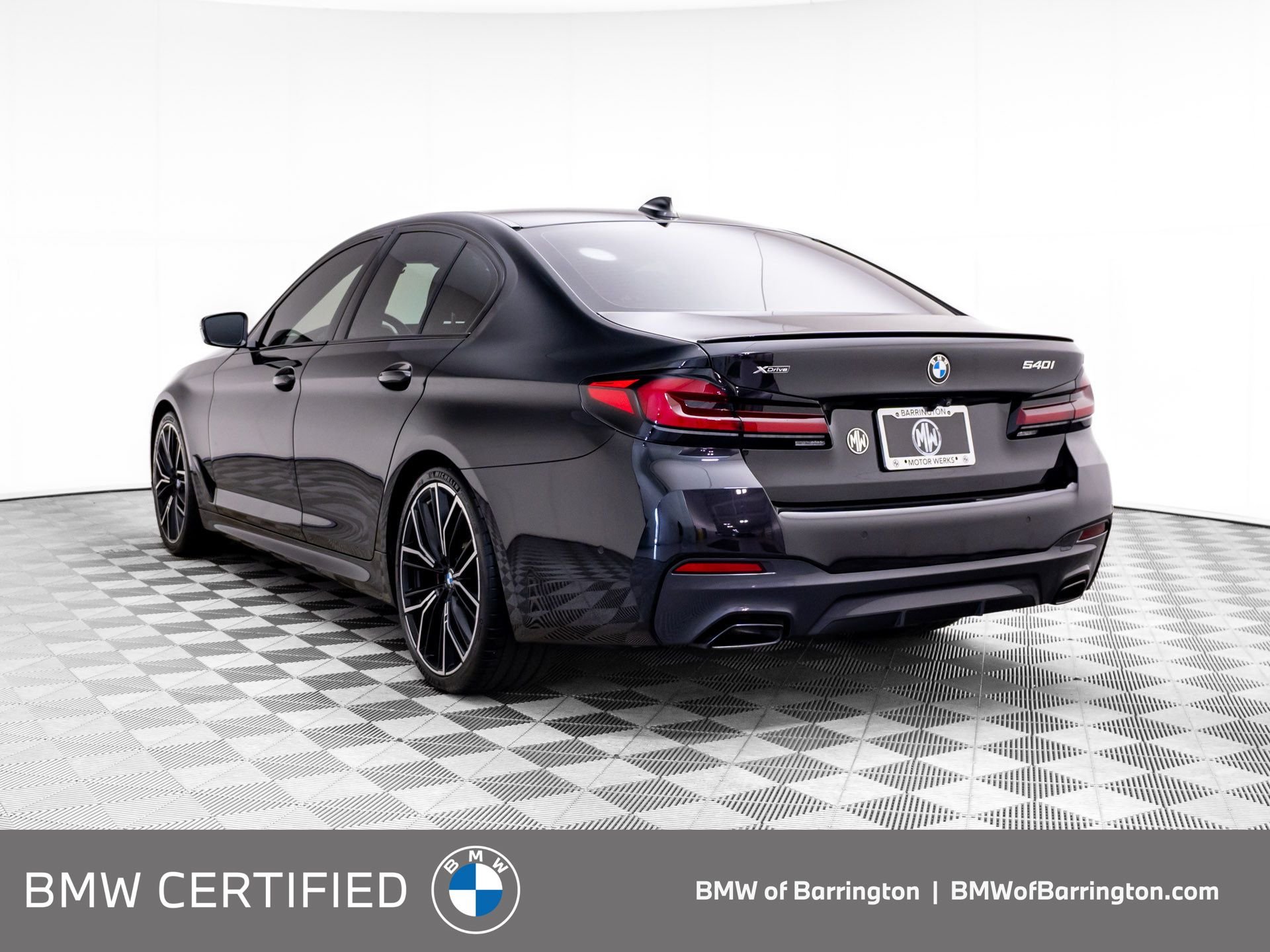 Certified Used 2023 Black Sapphire Metallic BMW 540i xDrive image 3